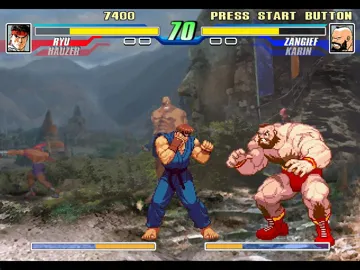 Capcom Fighting Evolution (USA) screen shot game playing